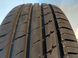 a close up view of a tire on the ground