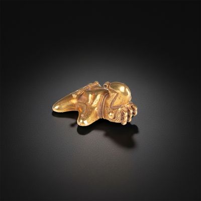 Colombie, Figurine en tumbaga probable (alliage cuivre-or) r… - Photo 1