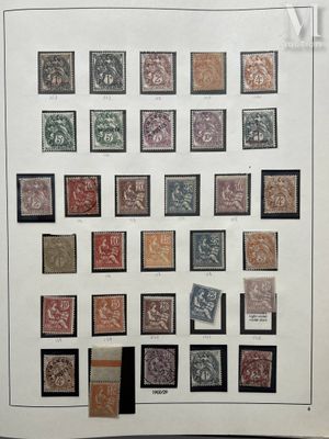 an image of a picture of a collection of stamps on a wall