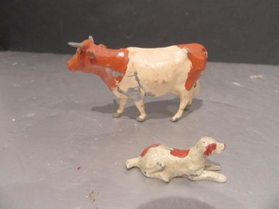 Vache ET Chien EN Plomb .8 - 10 Euro