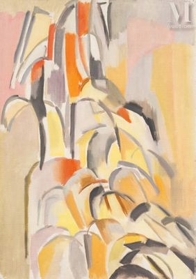 an image of a painting of a woman in a yellow dress