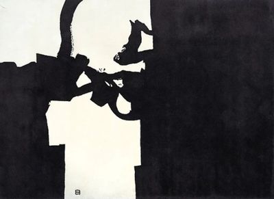 Eduardo CHILLIDA (1924-2002) "Collage 1966" tapisserie 100 %…