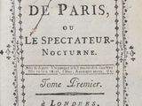 an old book with a picture of a clock on the cover