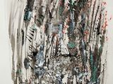an image of a painting with a lot of paint on it