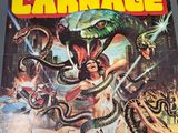 an image of a movie poster for the horror film horrible carnage