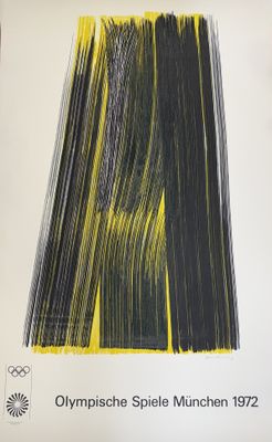 Hans HARTUNG (1904-1989) Affiche pour les Jeux Olympiques de…