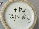 a vase with writing on it that says fire wallflowers