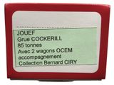 a close up of a red box with a label on it