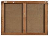 an image of a wooden frame with a cork board attached to it