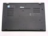 the bottom of a laptop with the bottom panel removed