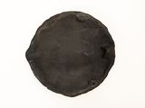 an image of a black object on a white surface