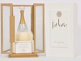an image of a bottle of champagne with a fur inside of it