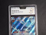 a close up of a pokemon card on a table