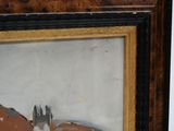 a picture of a painting of a horse in a frame