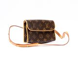 Sac à bandoulière Louis Vuitton en toile Monogram et cuir