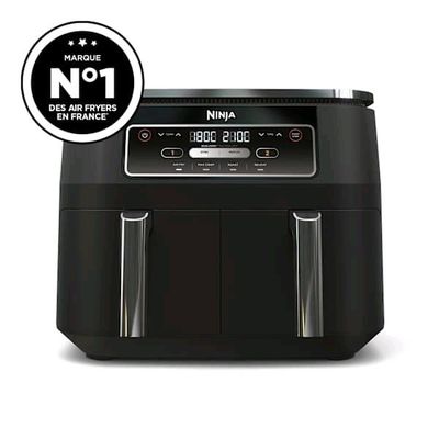 Air Fryer Ninja - Double compartiment, 4-en-1, 7,6 L, noir - Réf : AF2 - Photo 1
