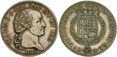 a close up of a coin with a crown on it