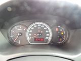 a close up of a car dashboard with a speedometer