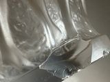 a knife that is sitting on top of a piece of foil