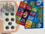 a picture of a set of stamps and envelopes