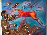 une image d'un tableau sur le mur d'une pièce