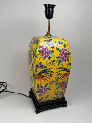an image of a lamp that is on a table