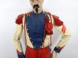 a mannequin of a man dressed in a military uniform