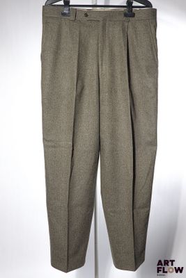 VALENTINO - Pantalon chino kaki en laine - Ligne "Boutique" …