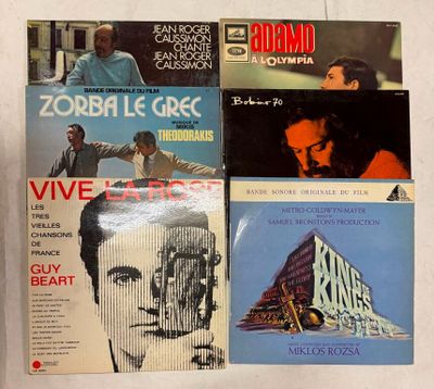 four vinyl lps of various music from the 1970s ' s