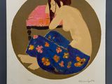 une image d'un tableau représentant une femme assise sur une chaise