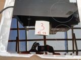 a picture of a window with a sign on it