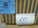 a box with a price tag on it sitting on a table