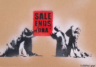 BANKSY (D'après) (1974) Weston Super Mare, 2015 - Souvenir d…