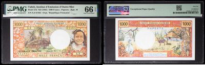 three different types of currency are displayed on a black background