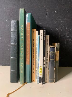 beaucoup de livres qui traînent sur une étagère