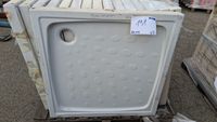 Lot de 16 receveurs de douche carrés blancs, 90 × 90 cm, sel…