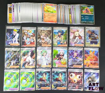 beaucoup de cartes sur la table