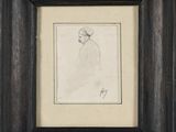an image of a drawing of a man sitting in a chair