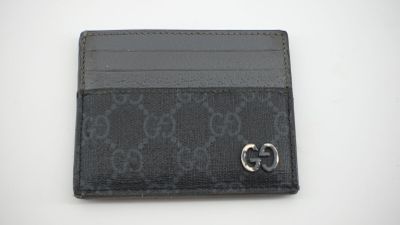 Porte-cartes Guccissi GG Monogram, noir