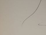 an image of a drawing of a woman ' s face on a piece of paper