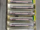 six types différents de brosses à dents électriques empilées les unes sur les autres
