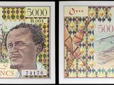 deux images différentes représentant un homme et une femme figurant sur un billet de banque