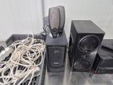 a lot of electronics that is sitting on a table