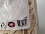 a bag of noodles on a table with a price tag on it