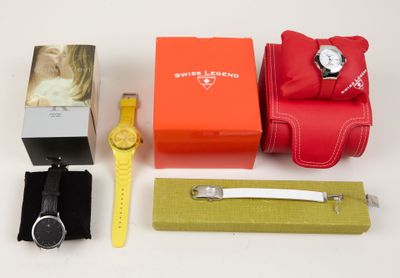 a box with a watch, a watch case, a watch and a watch in it