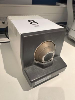 an image of a radio sitting on top of a counter