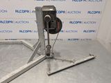 a close up of a metal object on a metal table