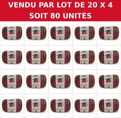 vendu par lot de 20 x 8 unités « soft »