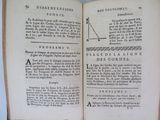 an open book with a picture of a triangle on it