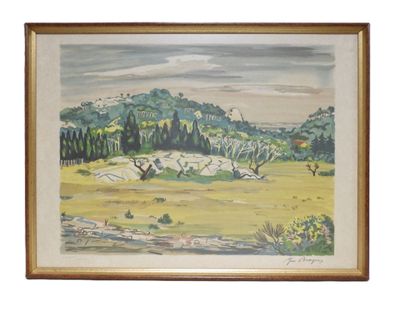 Yves BRAYER (1907-1990). Paysage de Provence. - Photo 1
